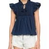 Sea Simona Fullter Top in Blue - women