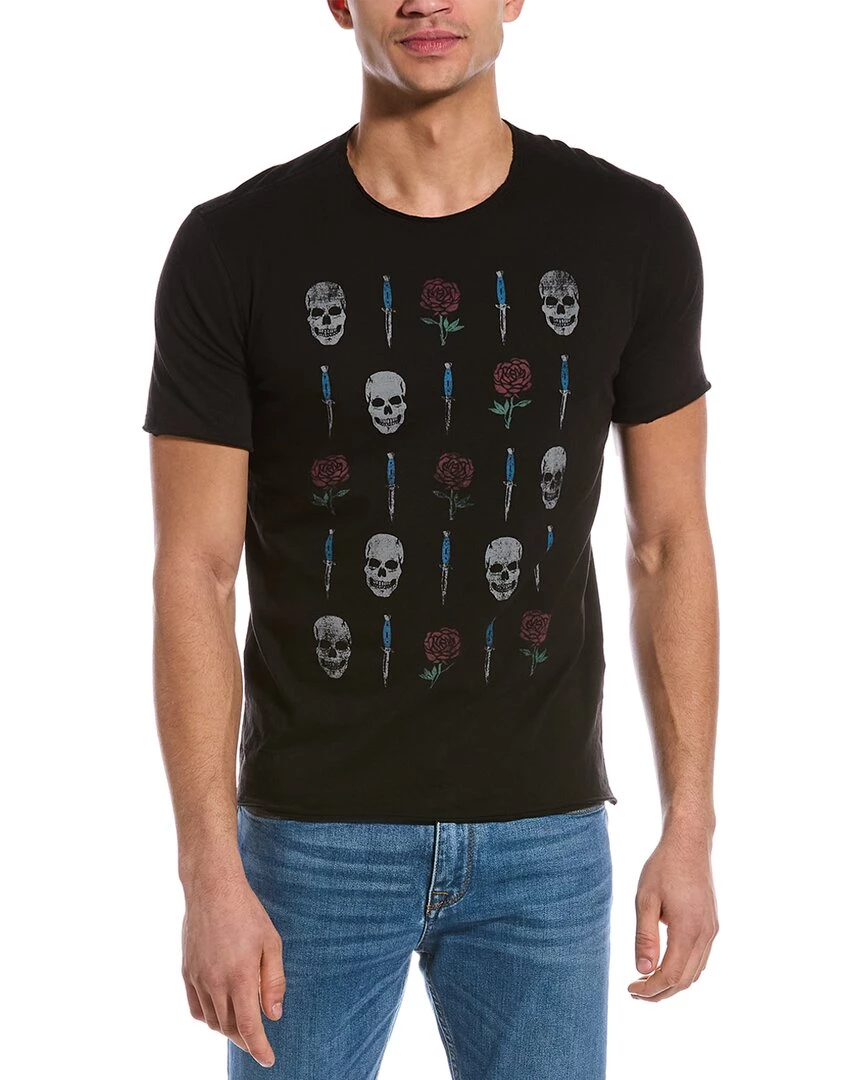 John Varvatos Skull & Dagger T-Shirt - men 1 John Varvatos Skull & Dagger T-Shirt - men