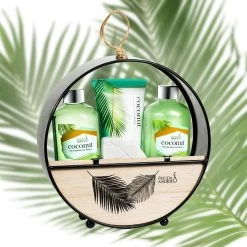 Freida and Joe Coconut Bath Gift Set in Round Wooden Holder -Ballarini store 1c9c4caa60df438db2cd2c8d35d8b6b1 98cd13cd 00d1 4c30 980a 0911a13ebeda 1080x