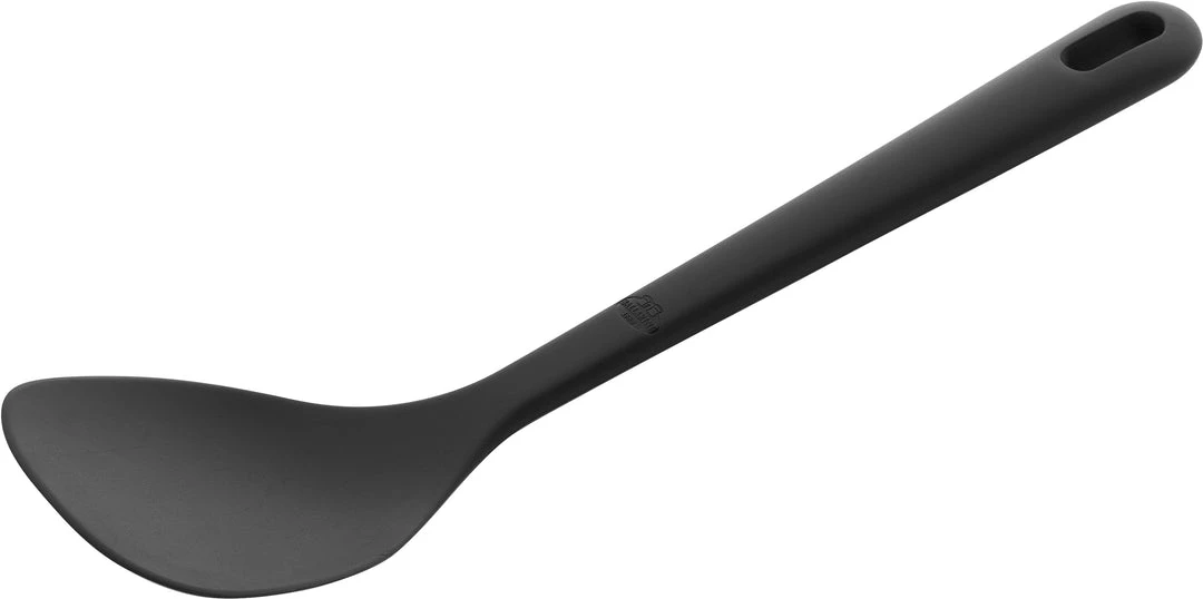 Ballarini Nero Silicone Wok Turner 1 Ballarini Nero Silicone Wok Turner