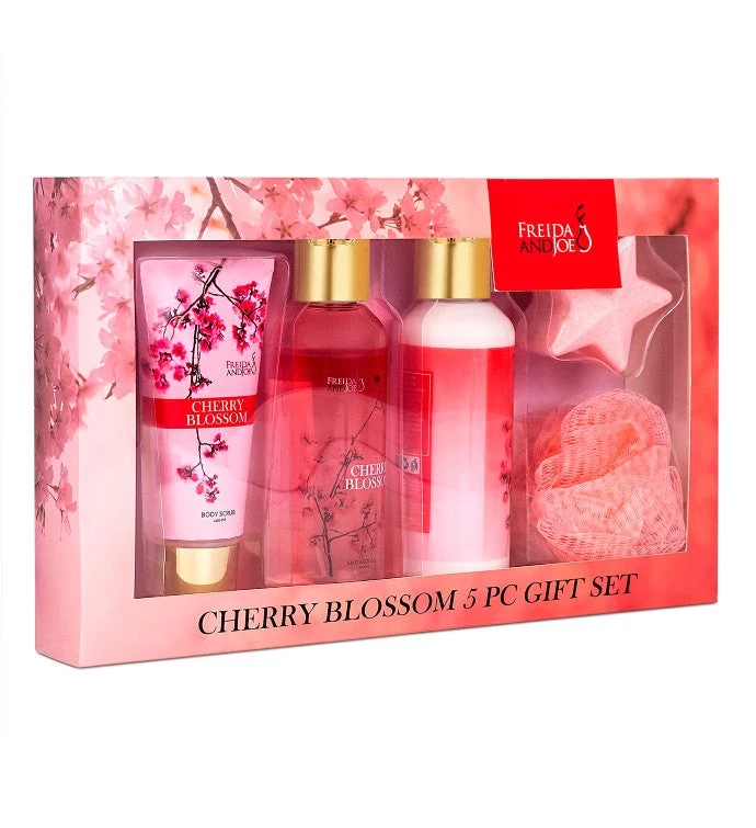 Freida and Joe Cherry Blossom Bath and Body Gift Box Set 3 Freida and Joe Cherry Blossom Bath and Body Gift Box Set - Image 3