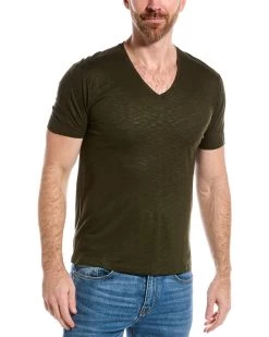 John Varvatos Astor Regular Fit Wool-Blend T-Shirt - men