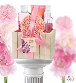 Freida and Joe Pink Peony Fragrance Bath & Body Spa Gift Set in Natural Wood Plant Box -Ballarini store 698c7e7c26b54854b55ef2dcdc6fa500 1080x