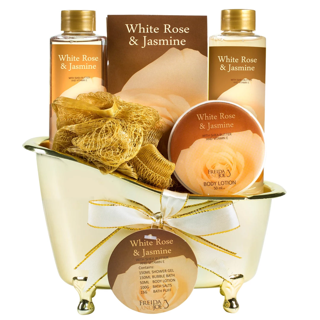 Freida and Joe Passion Fruit Fragrance Bath & Body Spa Gift Set in an Apple Green Tub Basket 4 Freida and Joe Passion Fruit Fragrance Bath & Body Spa Gift Set in an Apple Green Tub Basket - Image 4
