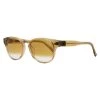 John Varvatos Oval Sunglasses V532 Yellow-Cystal Yellow/Cystal 51mm 532 - men