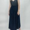 Current Air The Raven Sleeveless Dress in Midnight Navy - women
