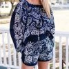 Sea Theodora Paisley Top in Blue - women