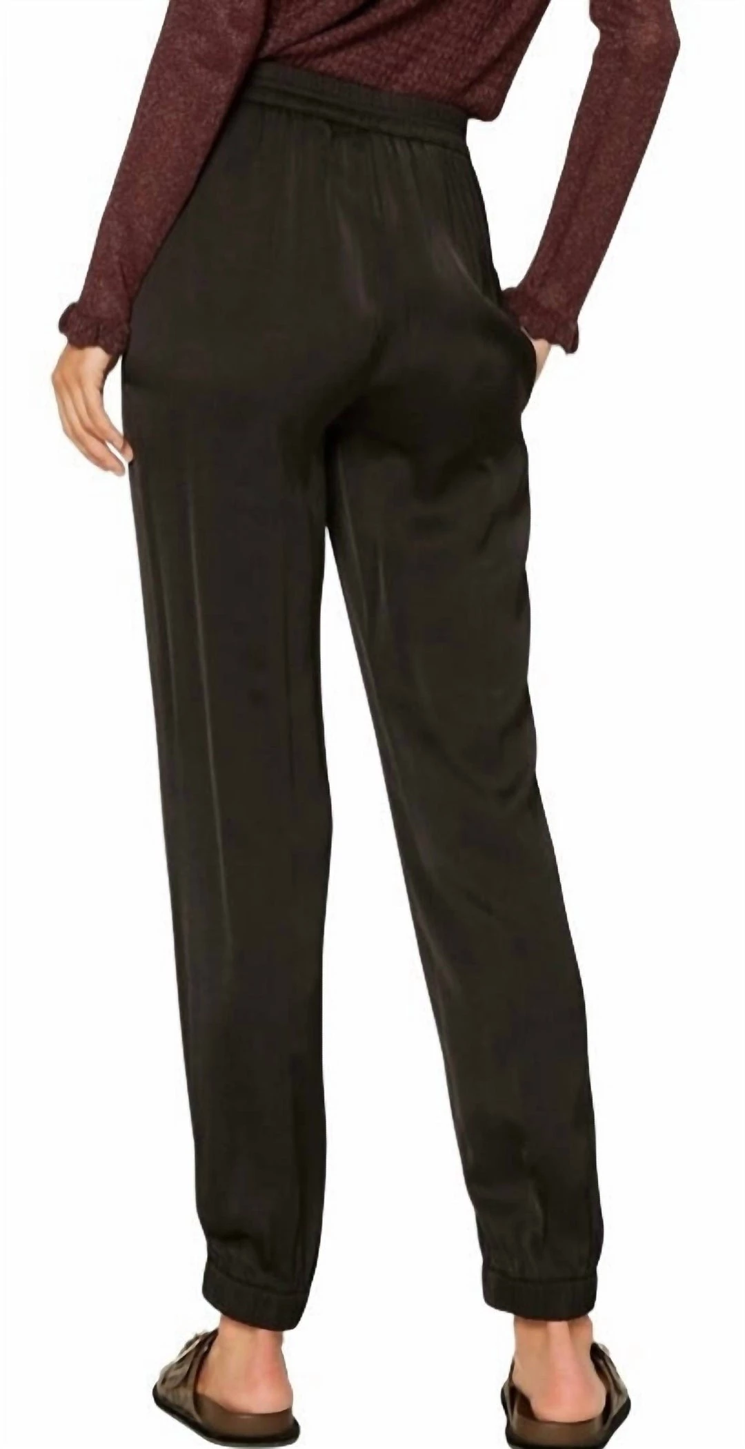 Current Air Elasticized Waist Slim Jogger In Black - women 2 Current Air Elasticized Waist Slim Jogger In Black - women - Image 2