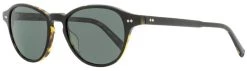 John Varvatos Men's Grand Sunglasses V600 BLA Black/Tortoise 52mm