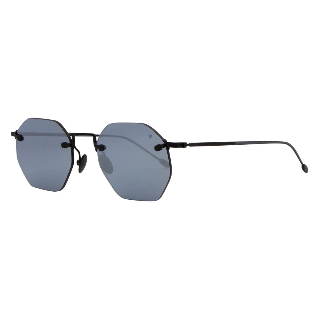 John Varvatos Rimless Octagon Sunglasses V526 Matte-Black Matte Black 49mm 526 - women 1 John Varvatos Rimless Octagon Sunglasses V526 Matte-Black Matte Black 49mm 526 - women