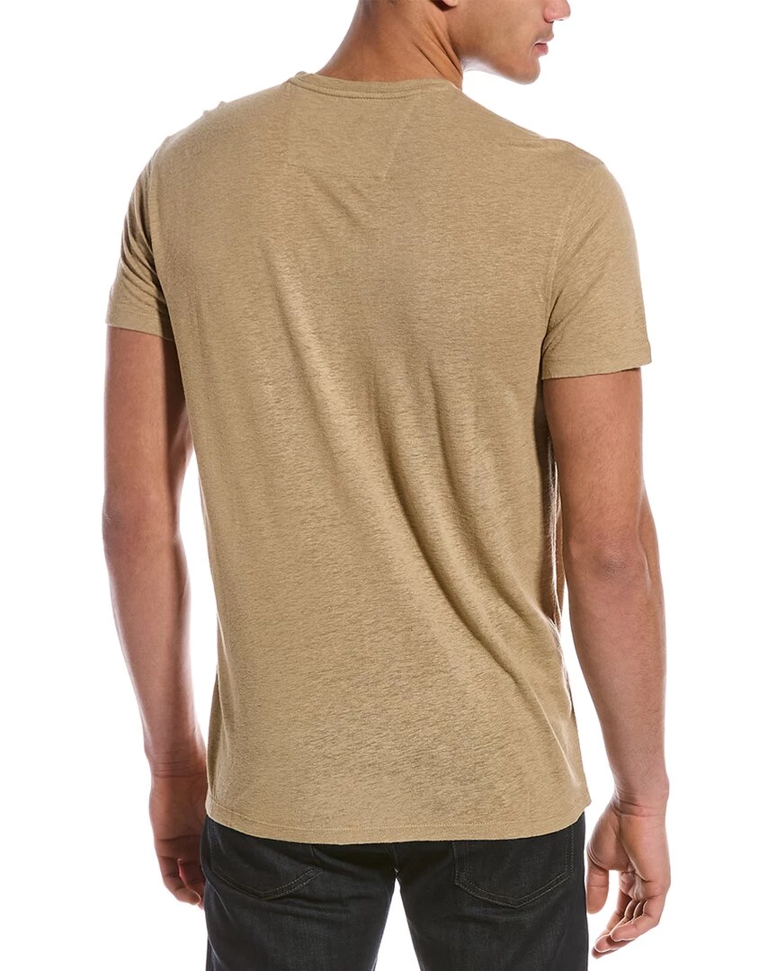 John Varvatos Skull Linen-Blend Crewneck T-Shirt - men 2 John Varvatos Skull Linen-Blend Crewneck T-Shirt - men - Image 2