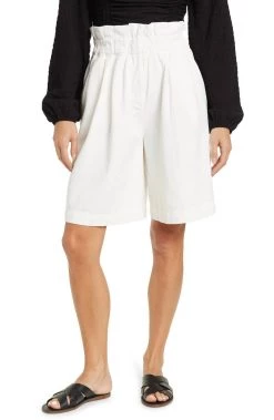 Sea Cara Twill Short In White - women