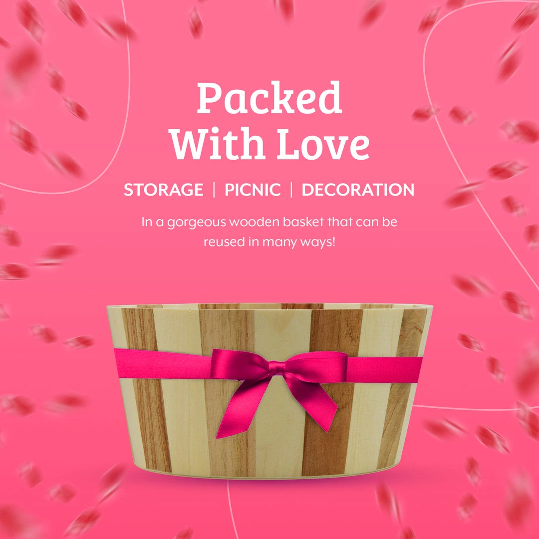 Freida and Joe Spell Bound Love Spa Skin Care Set in Vintage Wooden Gift Basket 6 Freida and Joe Spell Bound Love Spa Skin Care Set in Vintage Wooden Gift Basket - Image 6