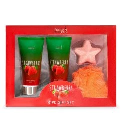 Freida and Joe Strawberry Fragrance Bath and Body Gift Box