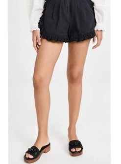 Sea Kiara Embroidered Short in Black - women